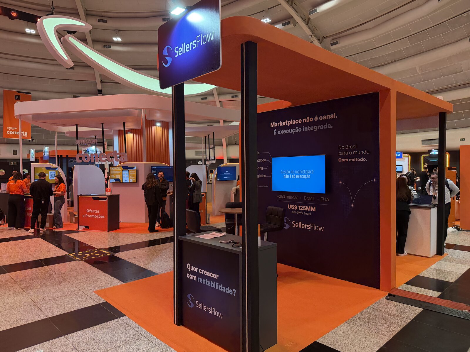 Stand SellersFlow no Amazon Conecta