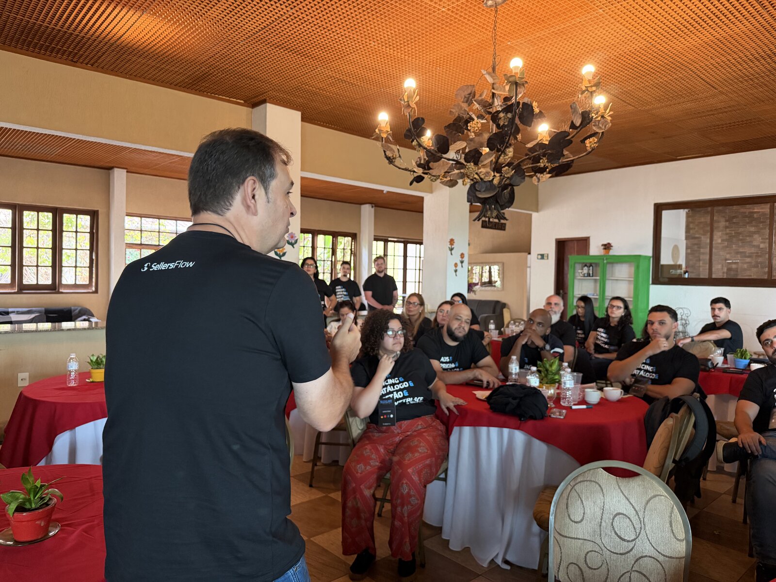 Cristieli durante a palestra